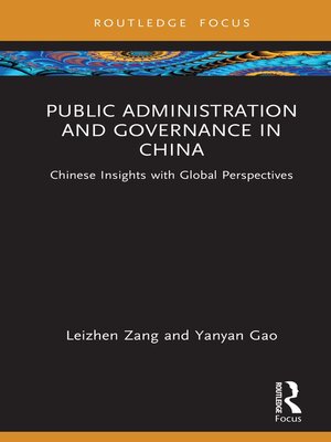cover image of Public Administration and Governance in China